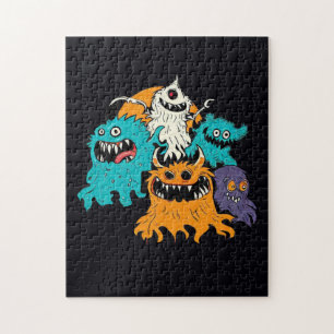 Puzzle Halloween/Monster/octobre/automne