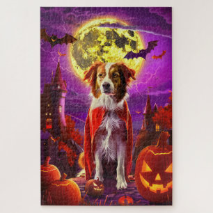 Puzzle Halloween Nouvelle-Écosse Duck Toller Vampire Citr
