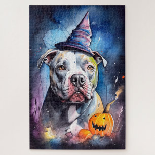 Puzzle Halloween Staffordshire Américain Avec Citrouilles