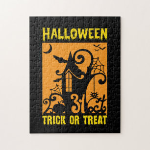 Puzzle Halloween Trick Ou Treat Anniversaire