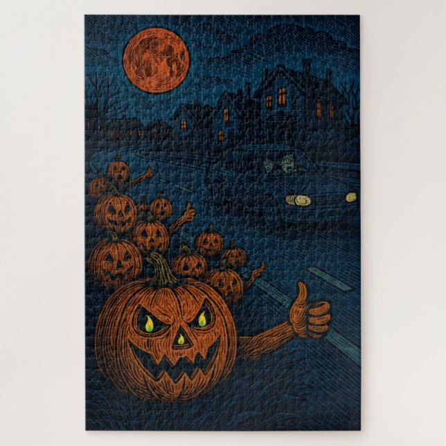 Puzzle Halloween vous traque (Vertical)
