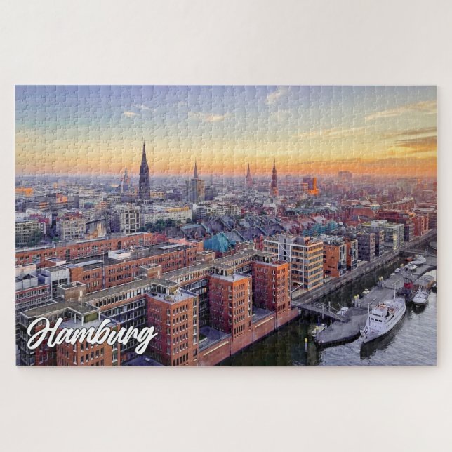 Puzzle Hambourg, Allemagne (Horizontal)