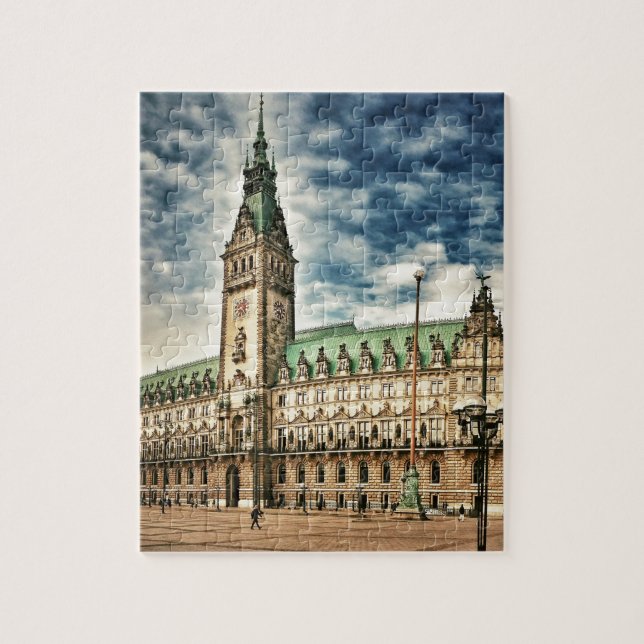 Puzzle Hambourg Rathaus, Allemagne (Vertical)
