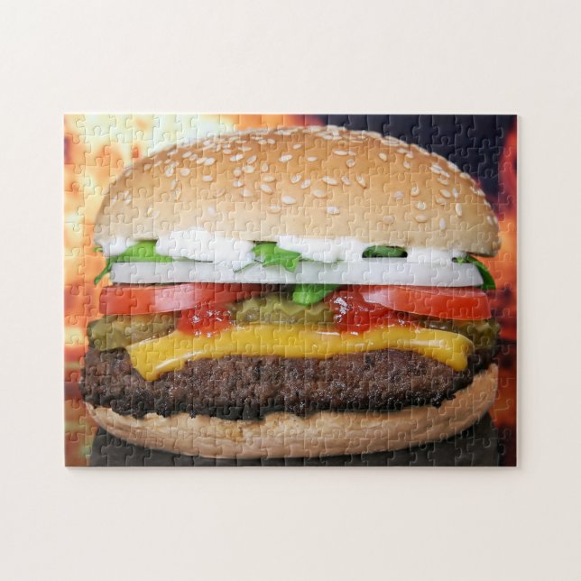 Puzzle Hamburger (Horizontal)
