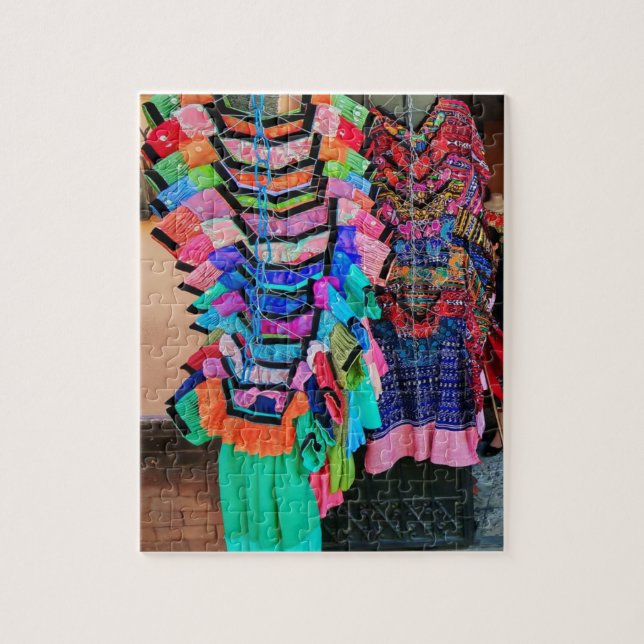 Puzzle Hanging Dresses Market Stall (Vertical)