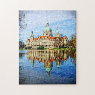 Puzzle Hanovre, Allemagne - Ancienne Mairie Réflexions Pu