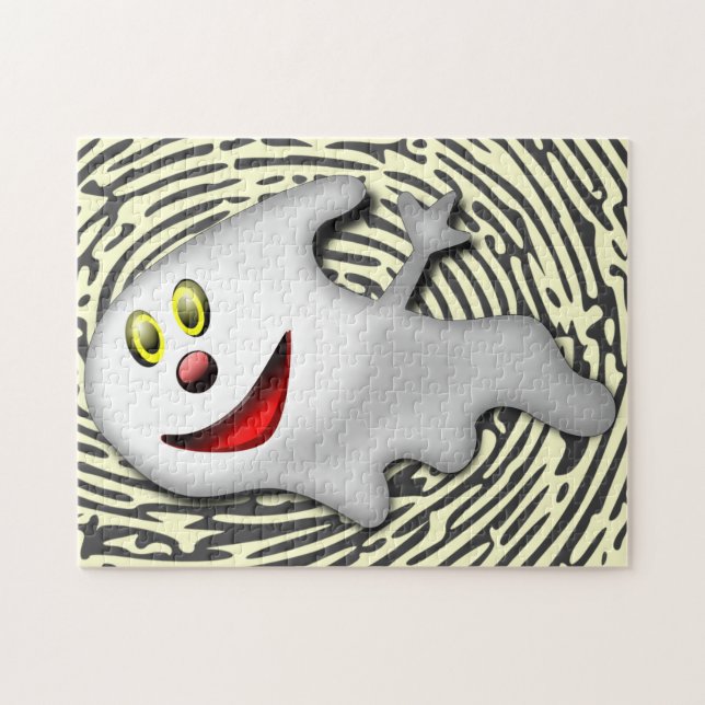 Puzzle Happy Ghost - (Horizontal)