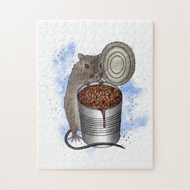 Puzzle Haricots de rat et de pain (Vertical)