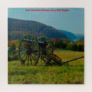 Puzzle Harpers Ferry Old Cannon. Virginie-Occidentale. Ji