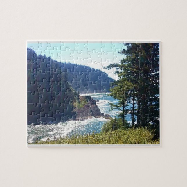 Puzzle Hart's Cove, côte de l'Oregon (Horizontal)