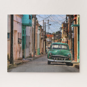 Puzzle Havana Street Oldtimer Car Cuba Travel Photography