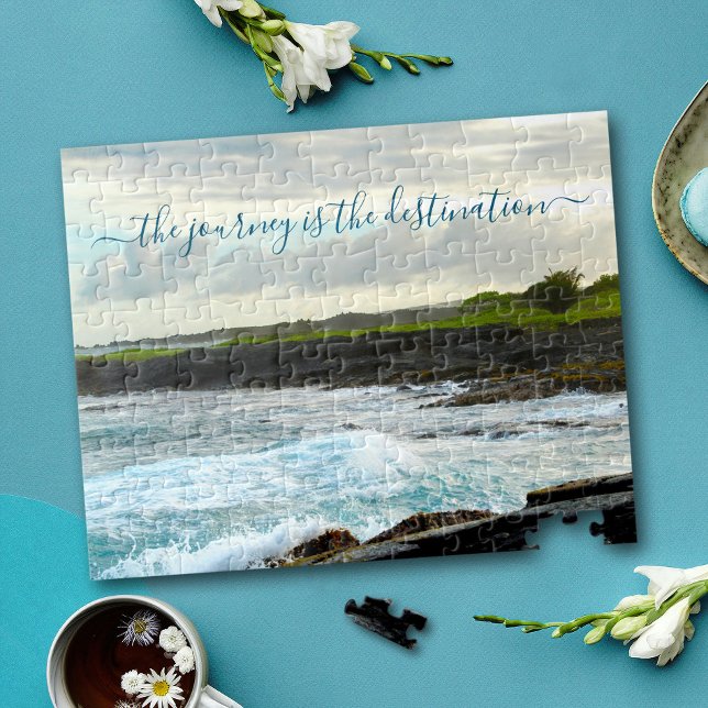 Puzzle Hawaii Black Sand Beach Voyage Destination (Créateur téléchargé)