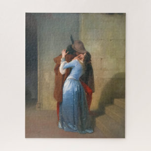 Puzzle Hayez, Le Kiss - Peinture du romantisme du Moyen-