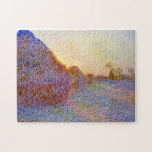 Puzzle Haystacks Monet Fine Art