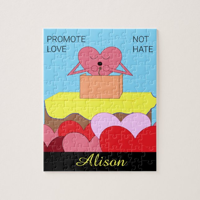 Puzzle Heart Parle D'Amour : (Vertical)