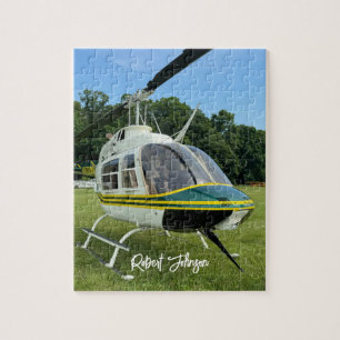 Puzzle Hélicoptère photo d'avion, Nuit de jeu, Personnali