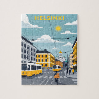 Puzzle Helsinki Tram – Urban Finland Cityscape