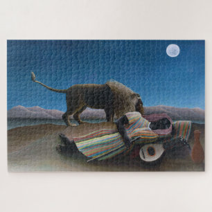 Puzzle Henri Rousseau - La Bohémienne endormie