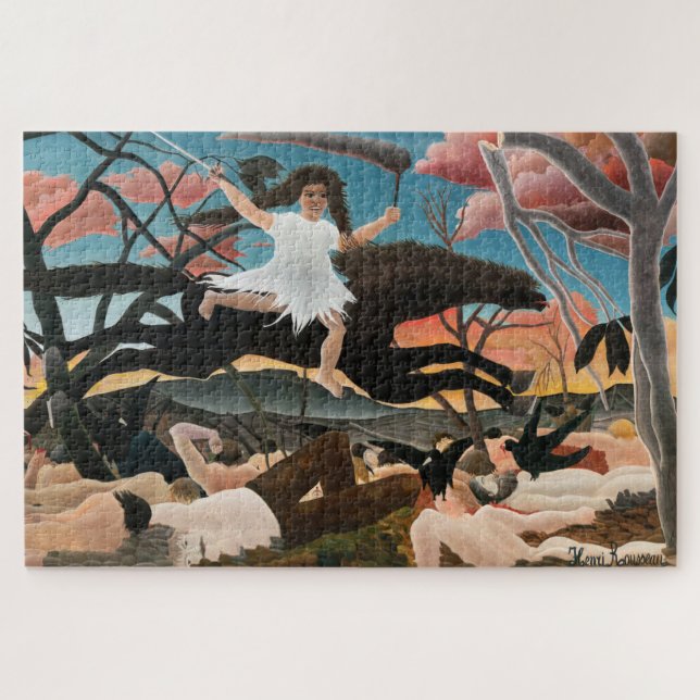 Puzzle Henri Rousseau - La guerre (Horizontal)