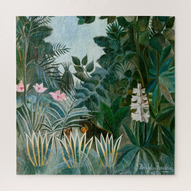 Puzzle Henri Rousseau - La jungle équatoriale (Vertical)