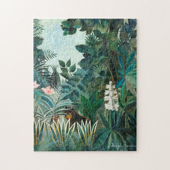 Puzzle Henri Rousseau Le Gar Botanique De La Jungle Équat (Vertical)