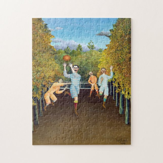 Puzzle Henri Rousseau - Les joueurs de football (Vertical)