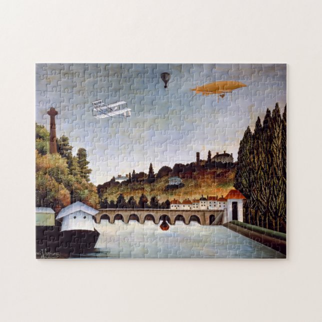 Puzzle Henri Rousseau - Pont de Sèvres et collines de Cla (Horizontal)