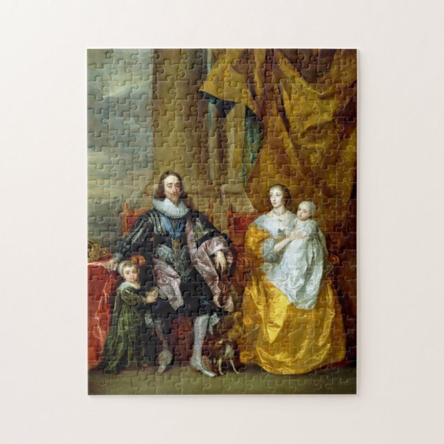 Puzzle Henrietta Maria et Charles I de Van Dyck (Vertical)