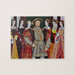 Puzzle Henry le Huitième et ses six femmes
