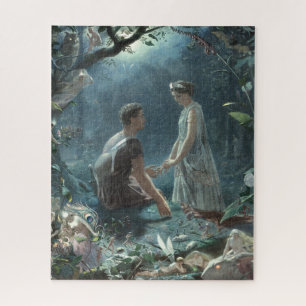 Puzzle Hermia Lysander & fairies Midsummer Night Dream