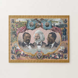 Puzzle Héros abolitionnistes noirs, Frederick Dougla