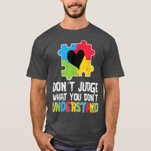 Puzzle Herz nicht beurteilen, was Sie nicht verste T-Shirt