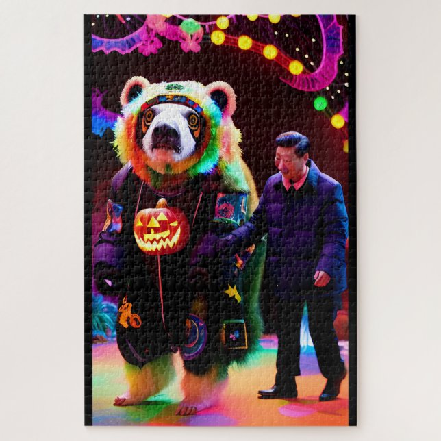 Puzzle Heure du Parti communiste d'Halloween - Ken Gage A (Vertical)