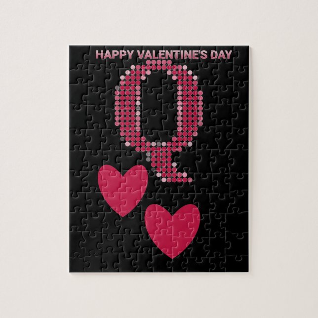 Puzzle Heureuse Sainte-Valentin (Vertical)