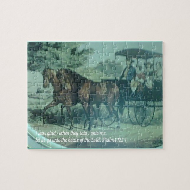 Puzzle Heureux d'aller à l'église (Horizontal)