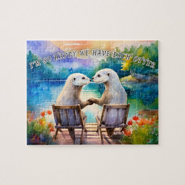Puzzle Heureux que nous ayons chaque Otter (Horizontal)