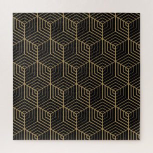 Puzzle Hexagonal Harmony : Art Déco Elegance