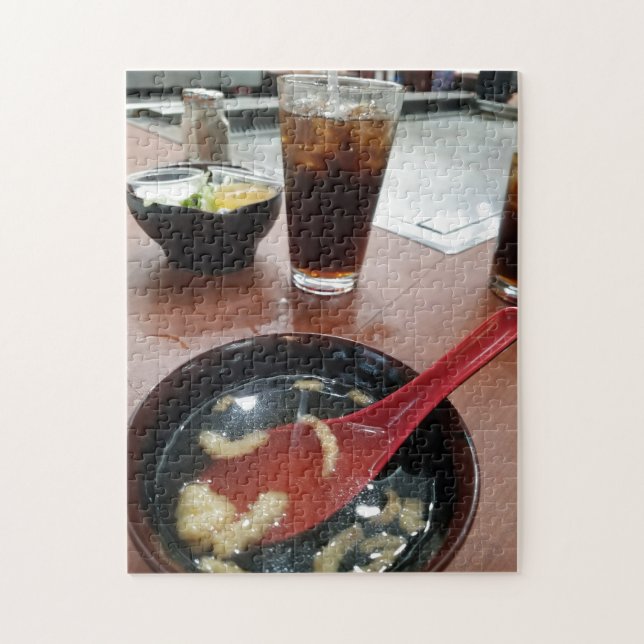Puzzle Hibachi Lintel Soupe Boire Salade (Vertical)