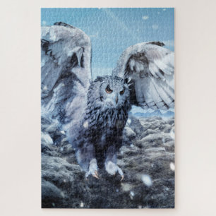 Puzzle Hibou sauvage