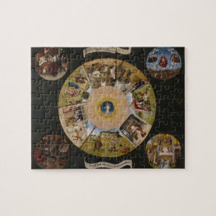 Puzzle Hieronymus Bosch- 7 péchés mortels et 4 dernièr