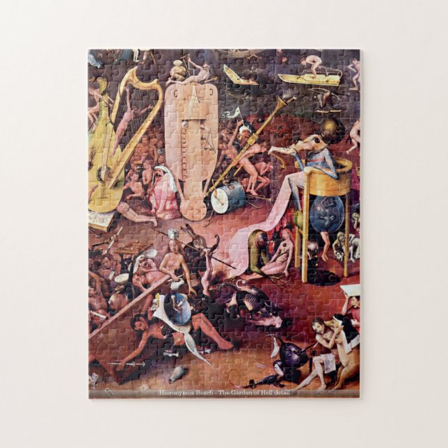 Puzzle Hieronymus Bosch - le jardin du détail PUZZL (Vertical)