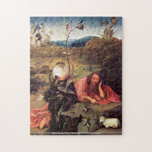 Puzzle Hieronymus Bosch - Meditator St John le baptiste