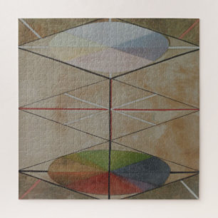 Puzzle Hilma Af Klint, Le Swan No.23, Art Abstrait