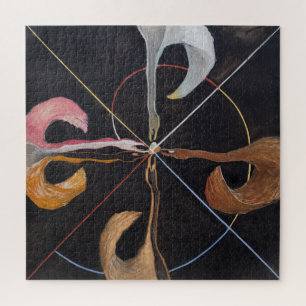 Puzzle Hilma Af Klint, Le Swan No.7, Art Abstrait