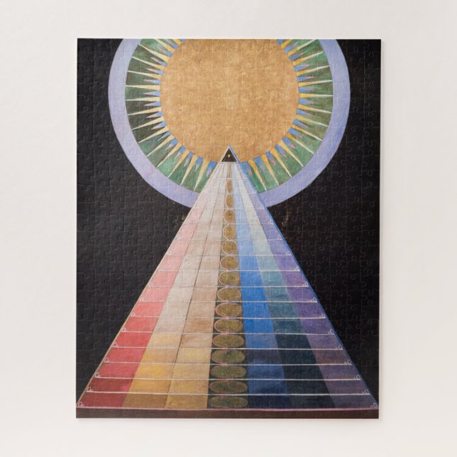 Puzzle Hilma Af Klint, Retable No.1, Art Abstrait (Vertical)