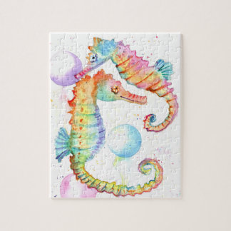 Puzzle Hippocampe arc-en-ciel 3