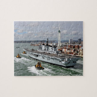Puzzle HMS Illustrious Vintage Nautical Aircraft Carrière