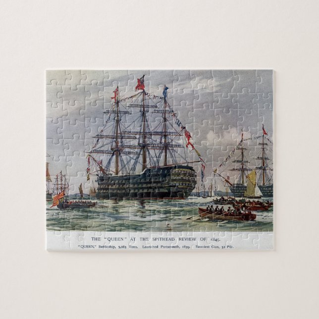 Puzzle HMS Queen Battleship 1839 (Horizontal)