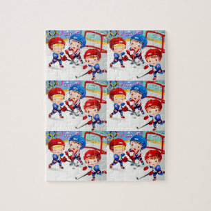 Puzzle Hockey - le meilleur jeu que vous pouvez appeler
