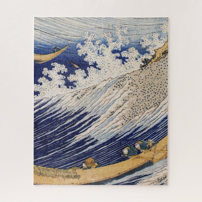 Puzzle Hokusai Ocean Waves Sea Boats (Vertical)
